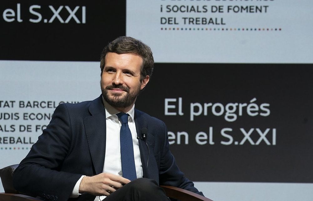 Ledaren f&ouml;r Partido Popular Pablo Casado har haft n&aring;got av ett triumft&aring;g den senaste veckan. Foto: PP