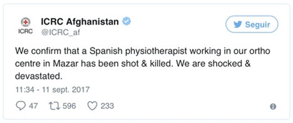 Internationella R&ouml;da Korset bekr&auml;ftar tragedin p&aring; Twitter.