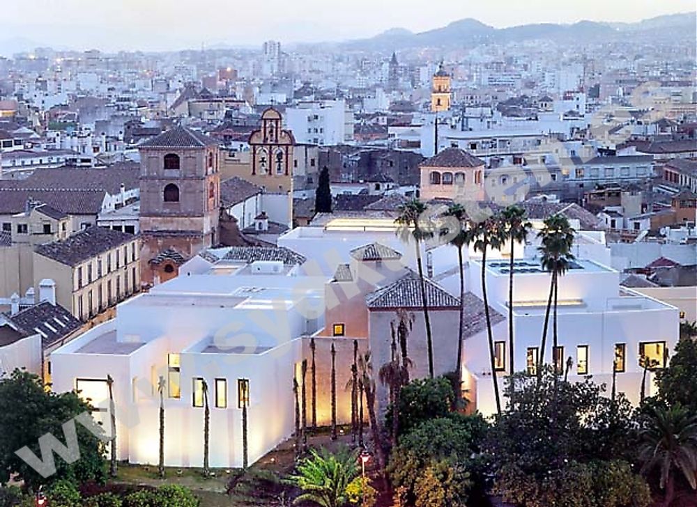 Museo Picasso i M&aacute;laga har f&aring;tt pris f&ouml;r sin arkitektur och f&ouml;r att p&aring; ett vackert s&auml;tt ha integrerats i sin omgivning. Foto: Ana Muller &copy; Museo Picasso M&aacute;laga