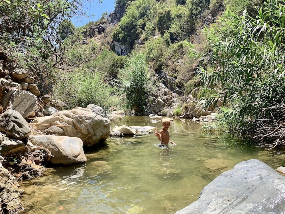 Barranco Blanco &auml;r en vandringsled som ligger mellan Mijas Pueblo och Co&iacute;n.