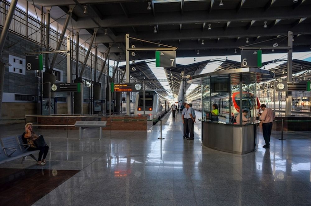 Flera avg&aring;ngar fr&aring;n M&aacute;laga drabbades av st&ouml;rningar p&aring; grund av olyckan. (Arkivbild)