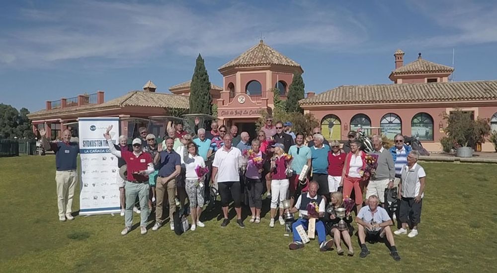 Pristagarna p&aring; La Ca&ntilde;ada Golf 18 april.