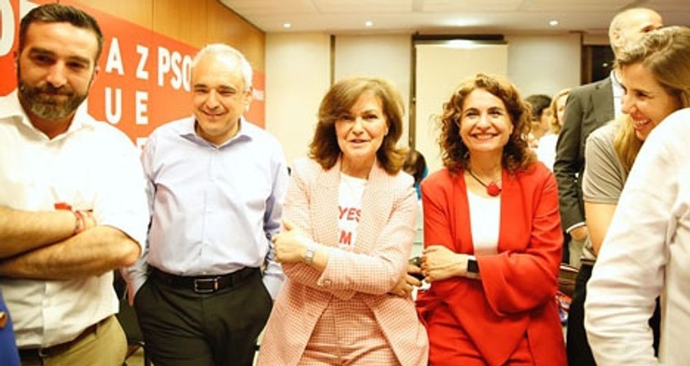 Vice regeringschefen Carmen Calvo s&auml;ger att socialistpartiets helst vill regera i minoritet.