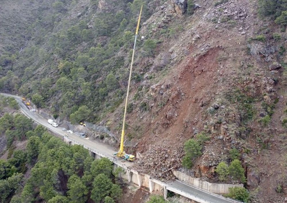Myndigheterna vill korta ner den prelimin&auml;ra reparationstiden av skadorna, som &auml;r p&aring; sex m&aring;nader. Foto: Junta de Andaluc&iacute;a
