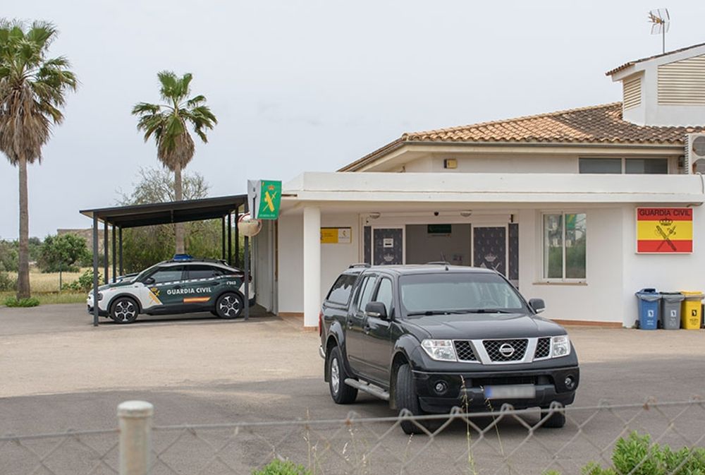 Guardia Civil-station p&aring; Mallorca. (Arkivbild)