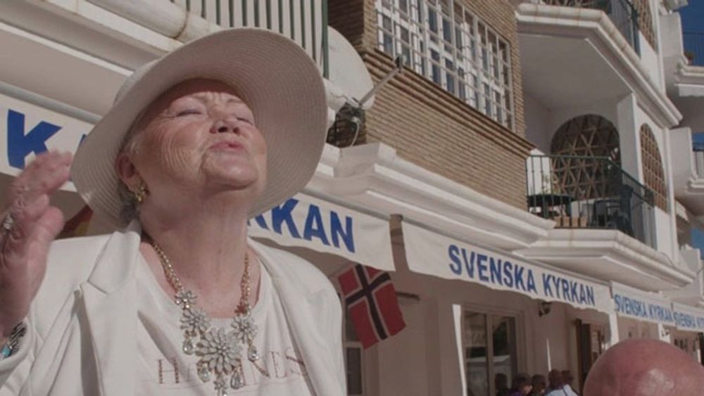 Foto av Per-Anders Rudelius som bland annat filmat i Svenska kyrkans lokaler i Fuengirola.