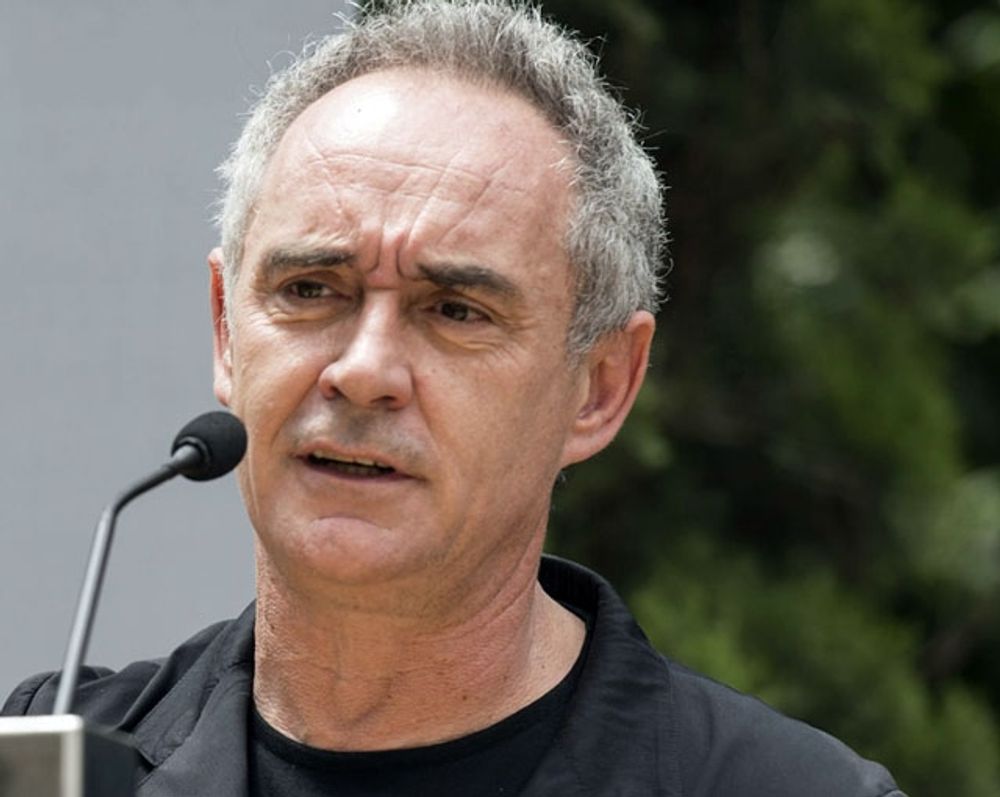 Spaniens mest k&auml;nda kr&ouml;gare Ferran Adri&agrave; har ej f&aring;tt geh&ouml;r f&ouml;r sina protester.