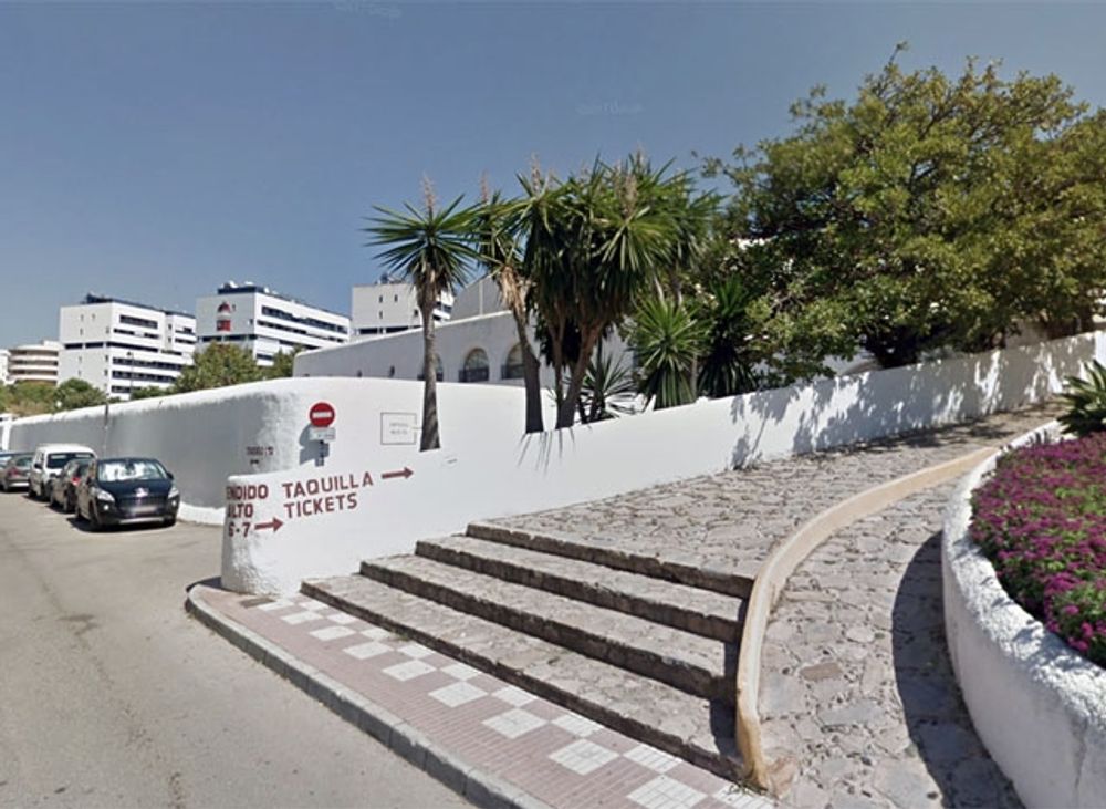 Tjurf&auml;ktningsarenan i Estepona &auml;r den av de som anm&auml;lts. Foto: Google Maps