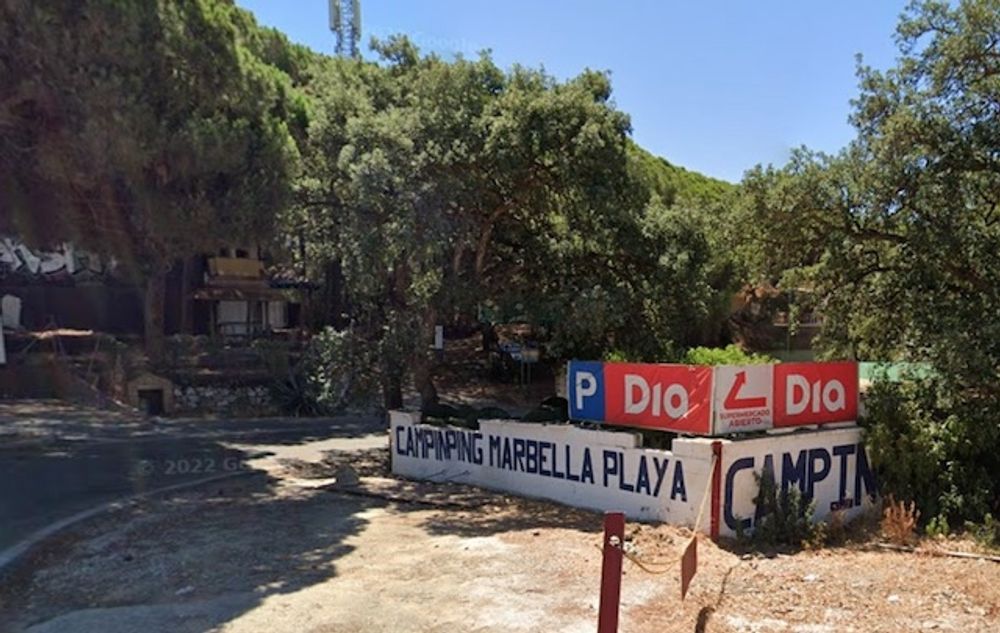 Campingplatsen Marbella Playa ska st&auml;ngas 30 september f&ouml;r en totalrenovering. Foto: Google Maps