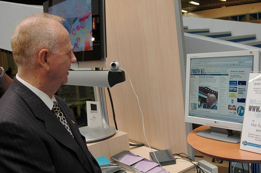 Pedro Farn&aacute;ndez Montes vid Sydkustens m&auml;ssa i Torremolinos 2005, &rdquo;Suecia en Espa&ntilde;a&rdquo;.