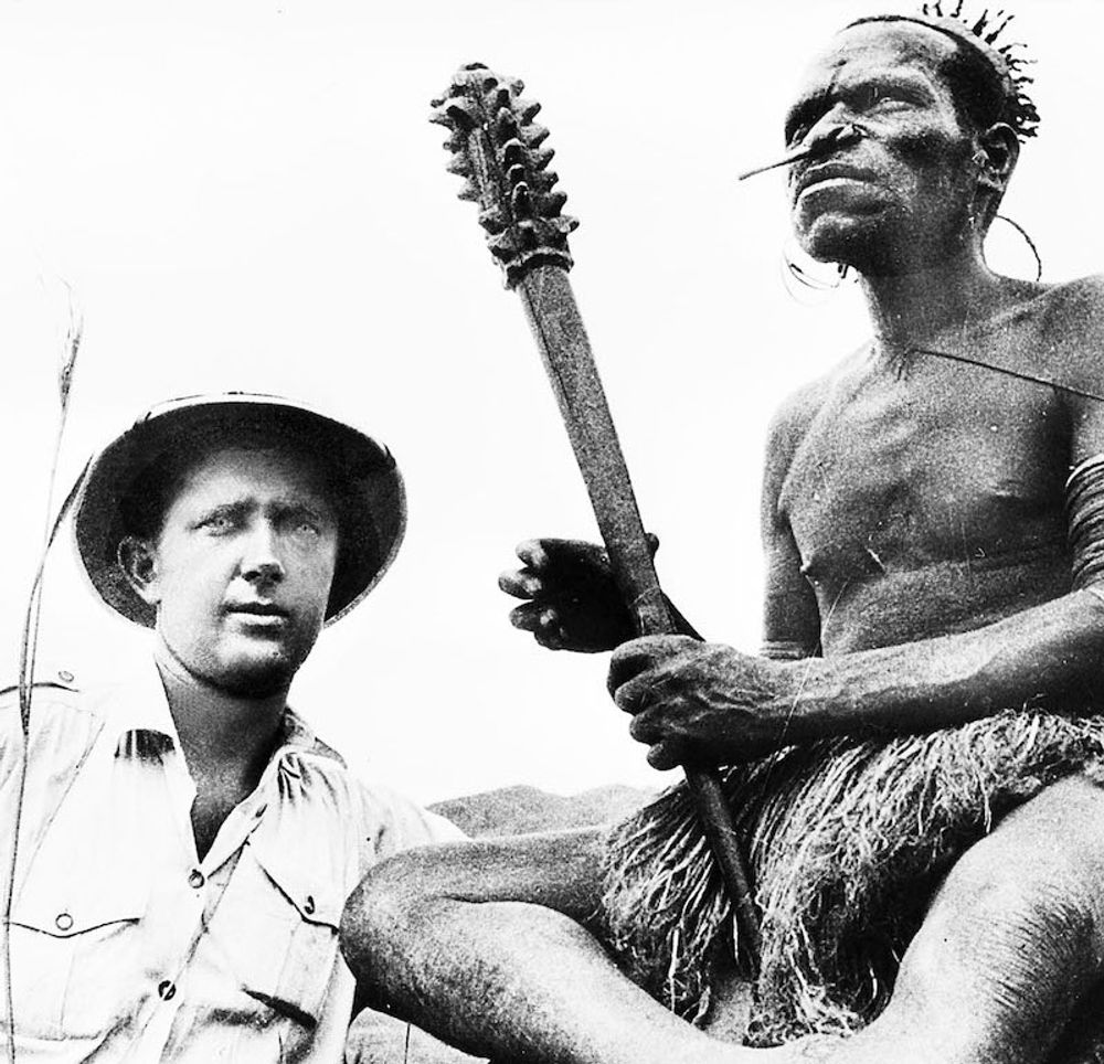 Finn Rideland p&aring; ett av de negativ fr&aring;n Papua Nya Guinea som n&aring;dde Bengt S&auml;ndh i Spanien.