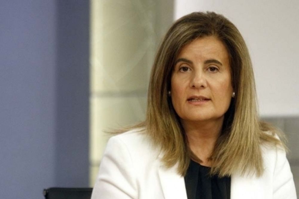 Arbetsmarknadsministern F&aacute;tima B&aacute;&ntilde;ez f&ouml;rband sig i september att h&ouml;ja minimil&ouml;nen med fyra procent. Foto: La Moncloa &ndash; Gobierno de Espa&ntilde;a