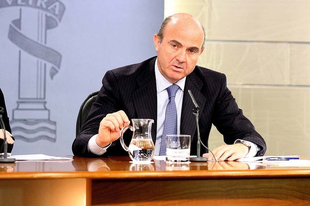 Finansministern Luis de Guindos har annonserat ett slut p&aring; hj&auml;lpen till de spanska bankerna. Foto: La Moncloa - Gobierno de Espa&ntilde;a