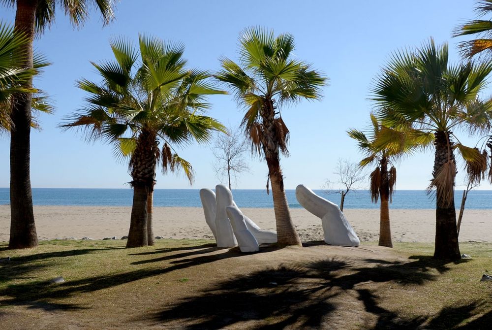 Kroppen uppt&auml;cktes den 5 mars vid stranden i Fuengirola. (Arkivbild)