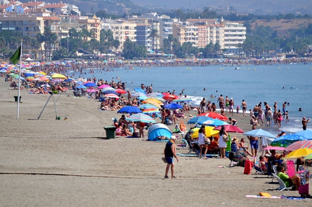 &Auml;ven om antalet turister sj&ouml;nk med knappt en procent i sommar var int&auml;kterna st&ouml;rre &auml;n f&ouml;rra &aring;ret. Foto: Ayto de Estepona