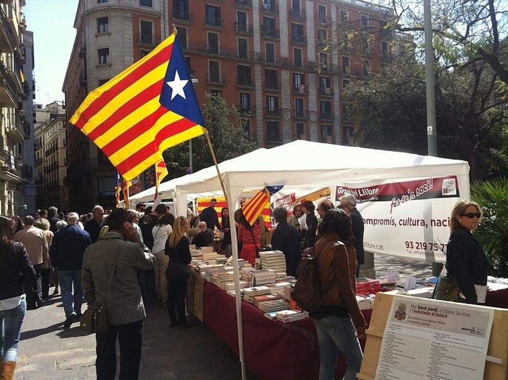 F&ouml;r andra &aring;ret i rad demonstrerade hundratusentals personer p&aring; Kataloniens dag La Diada f&ouml;r sj&auml;lvst&auml;ndighet.