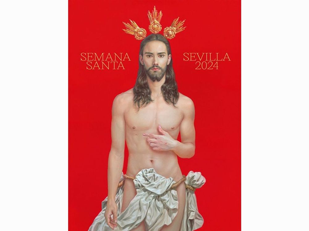 Konstn&auml;ren Salustiano har inspirerats av sin d&ouml;de bror f&ouml;r att gestalta den kristusfigur som f&aring;r stark kritik i Sevilla.