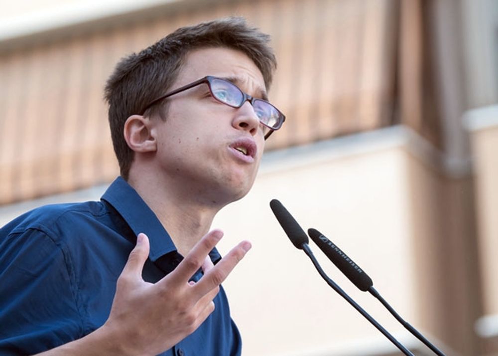 &Iacute;&ntilde;igo Errej&oacute;n &auml;r en av grundarna av Podemos och numera partiledare f&ouml;r M&aacute;s Pa&iacute;s.