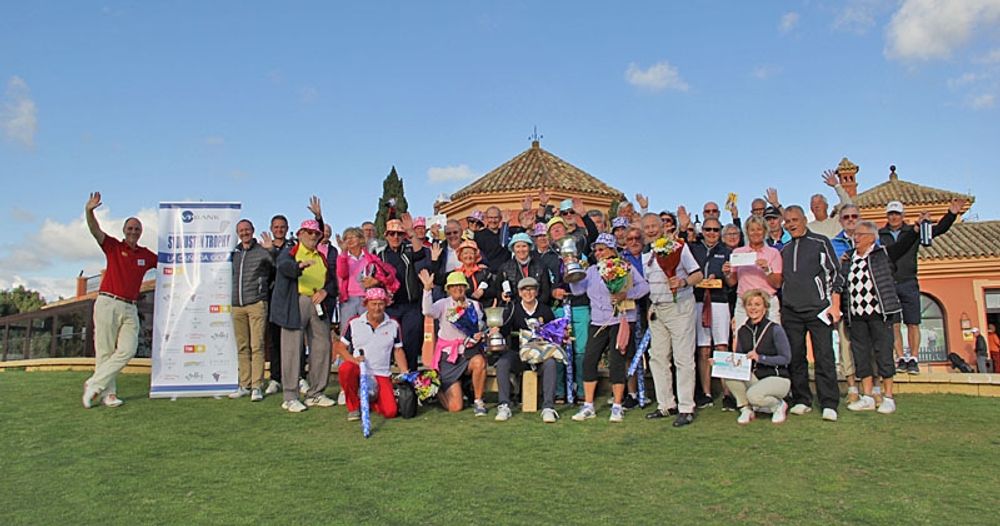 Pristagarna vid den 26:e upplagan av Sydkusten Trophy, som spelades 20 mars p&aring; La Ca&ntilde;ada Golf.