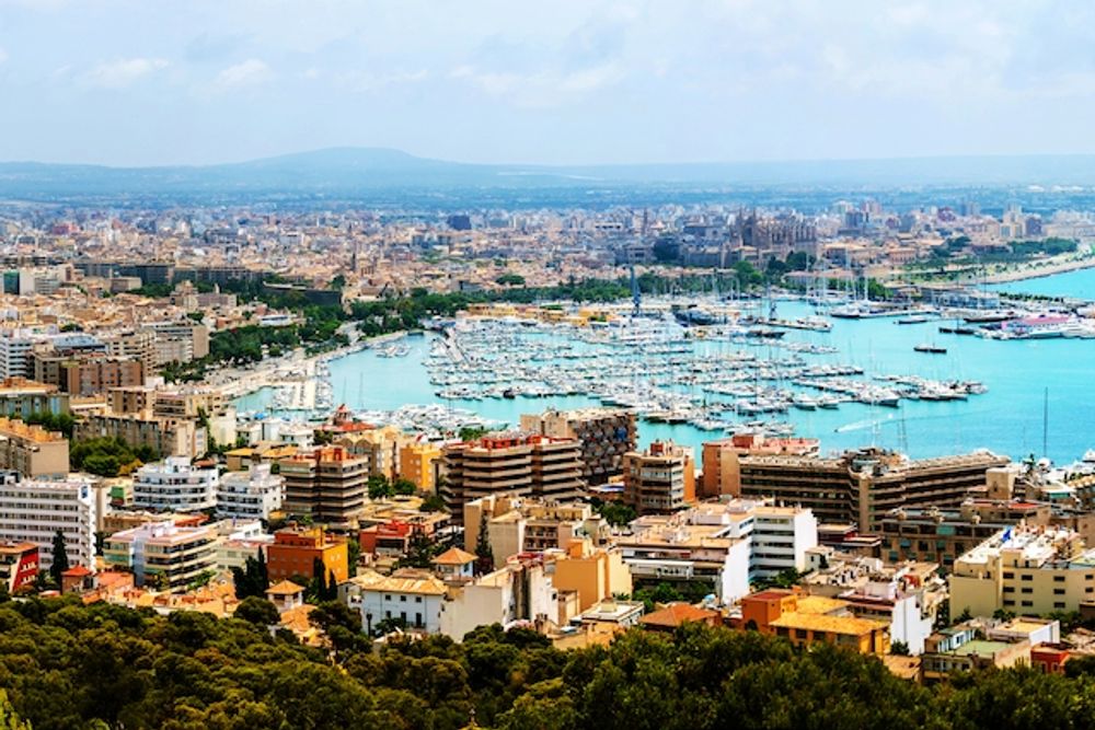 Hotellbel&auml;ggningen i Palma stad ligger endast runt 15 procent.