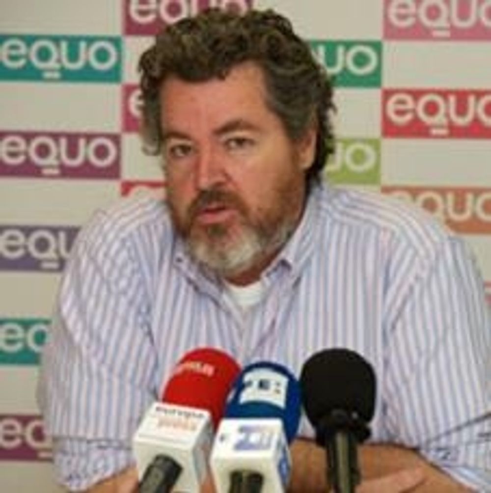 Tidigare Greenpeace-chefen Juan L&oacute;pez de Uralde leder numera milj&ouml;partiet Equo,