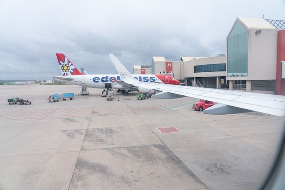 Flygplan p&aring; Mallorca.