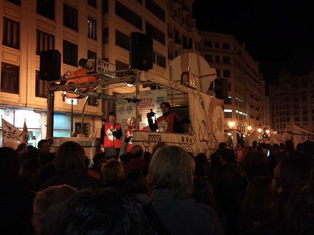 Demonstrationerna bland de anst&auml;llda p&aring; Canal 9 ser ut att vara f&ouml;rg&auml;ves.