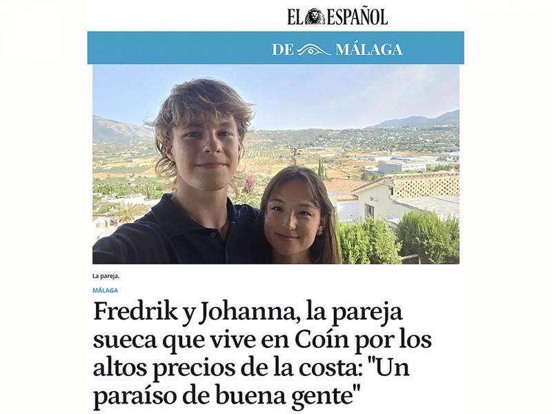 El Espa&ntilde;ol har intervjuat tv&aring; svenska 19-&aring;ringar som valt att bo i Co&iacute;n, och inte vid kusten som s&aring; m&aring;nga av deras landsm&auml;n.