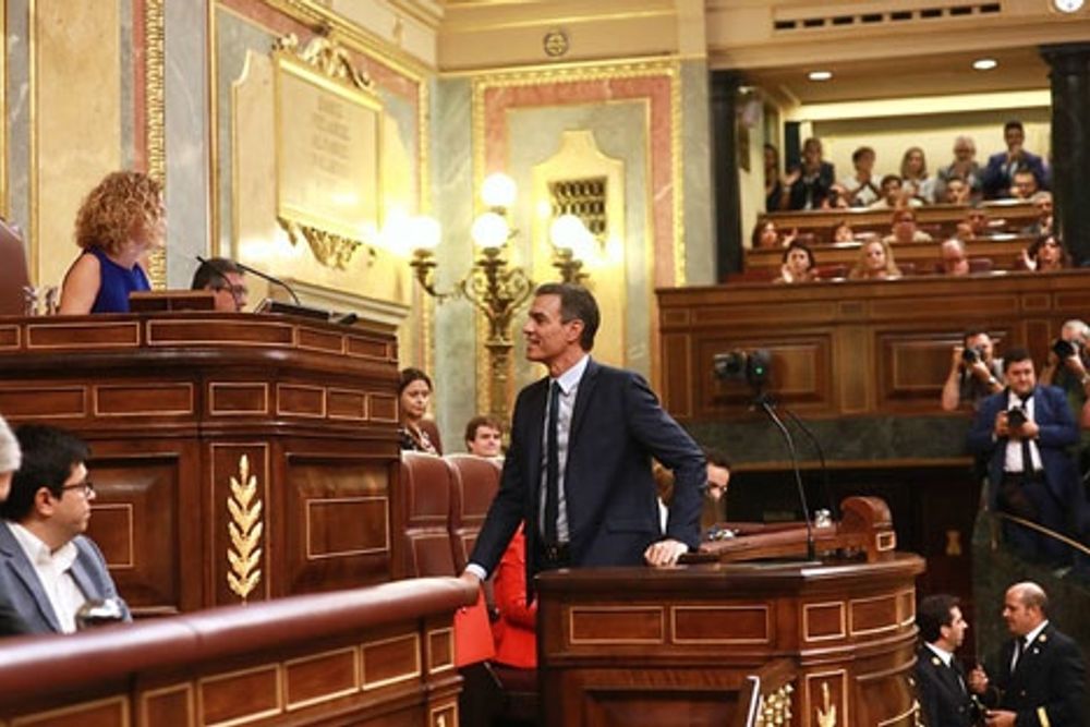 Pedro S&aacute;nchez &auml;r mycket kritisk mot Unidas Podemos, vars r&ouml;ster f&ouml;rhindrat en v&auml;nsterregering i Spanien.
