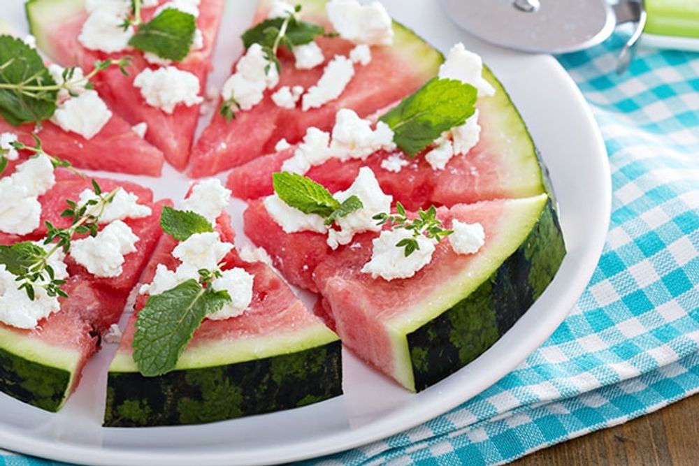 Varf&ouml;r inte prova p&aring; en vattenmelonpizza i sommar?