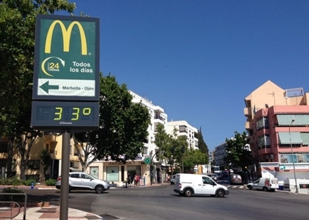 Det kan bli upp till 35 grader i skuggan 6 oktober.