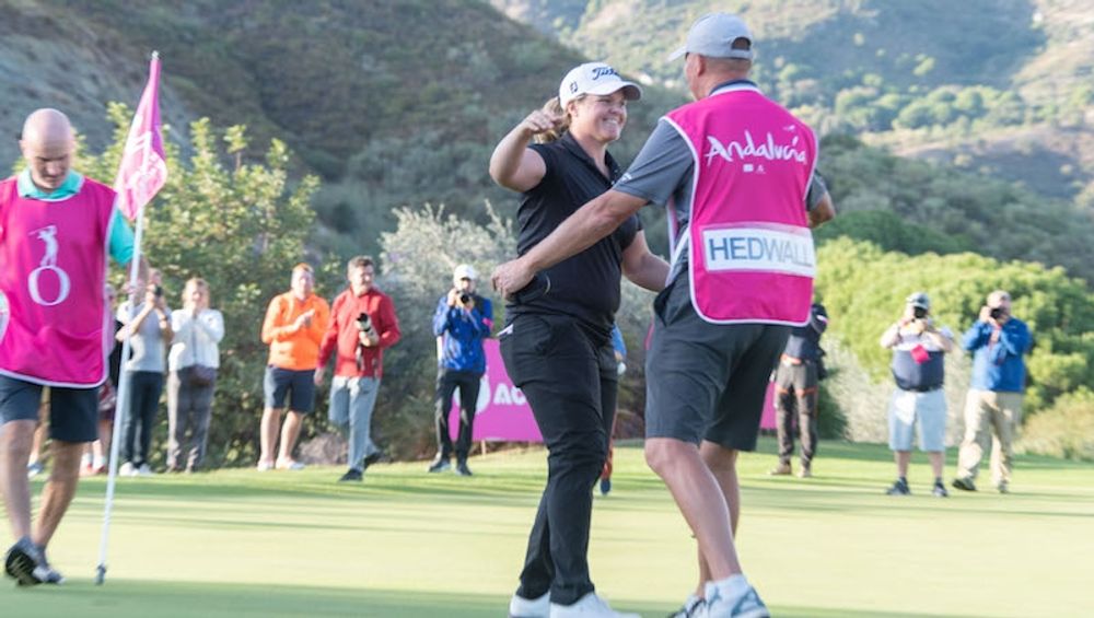 Caroline Hedwall vann Andaluc&iacute;a Open de Espa&ntilde;a 27 november efter fyra skiljeh&aring;l. Foto: Felipe P&eacute;rez Garre