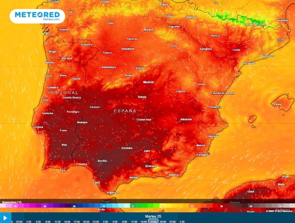 Efter en sval helg med viss nederb&ouml;rd sp&aring;s temperaturerna stiga kraftigt fr&aring;n och med m&aring;ndag, i stora delar av landet. Bild: Meteored