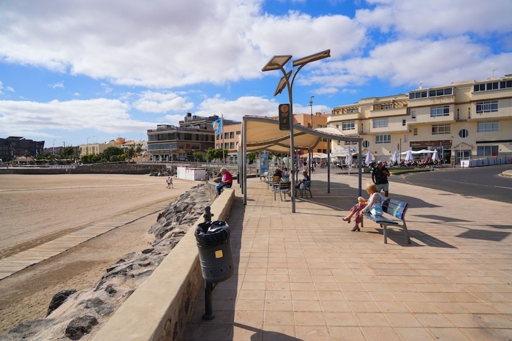 Strandpromendaden i Puerto del Rosario.