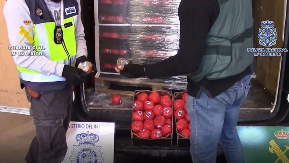 Hela 22 ton hasch har beslagtagits vid tv&aring; samordnade beslag i M&aacute;lagaprovinsen. Foto: Polic&iacute;a Nacional/Guardia Civil