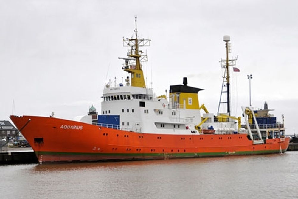 R&auml;ddningsfartyget Aquarius, som ratats av b&aring;de Italien och Malta. ARKIVBILD Foto: Ra Boe/Wikipedia
