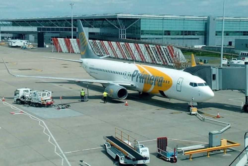 Primera Air tvingades st&auml;lla in alla sina flyg natten till 2 oktober. Foto: Jordy Schaap/Wikimedia Commons