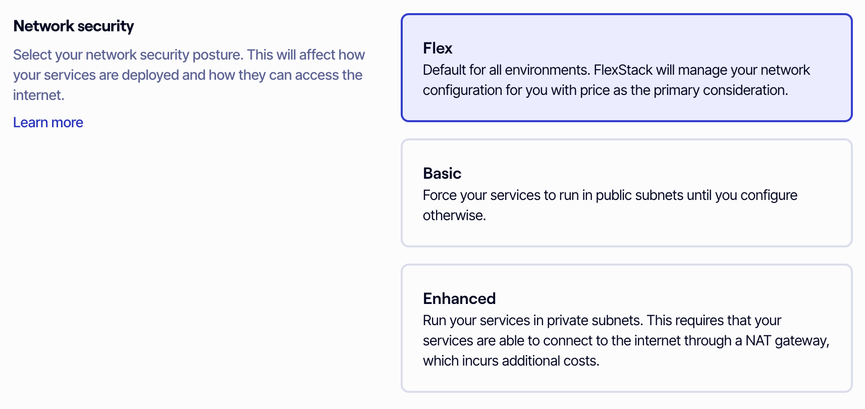 Environments – FlexStack Documentation