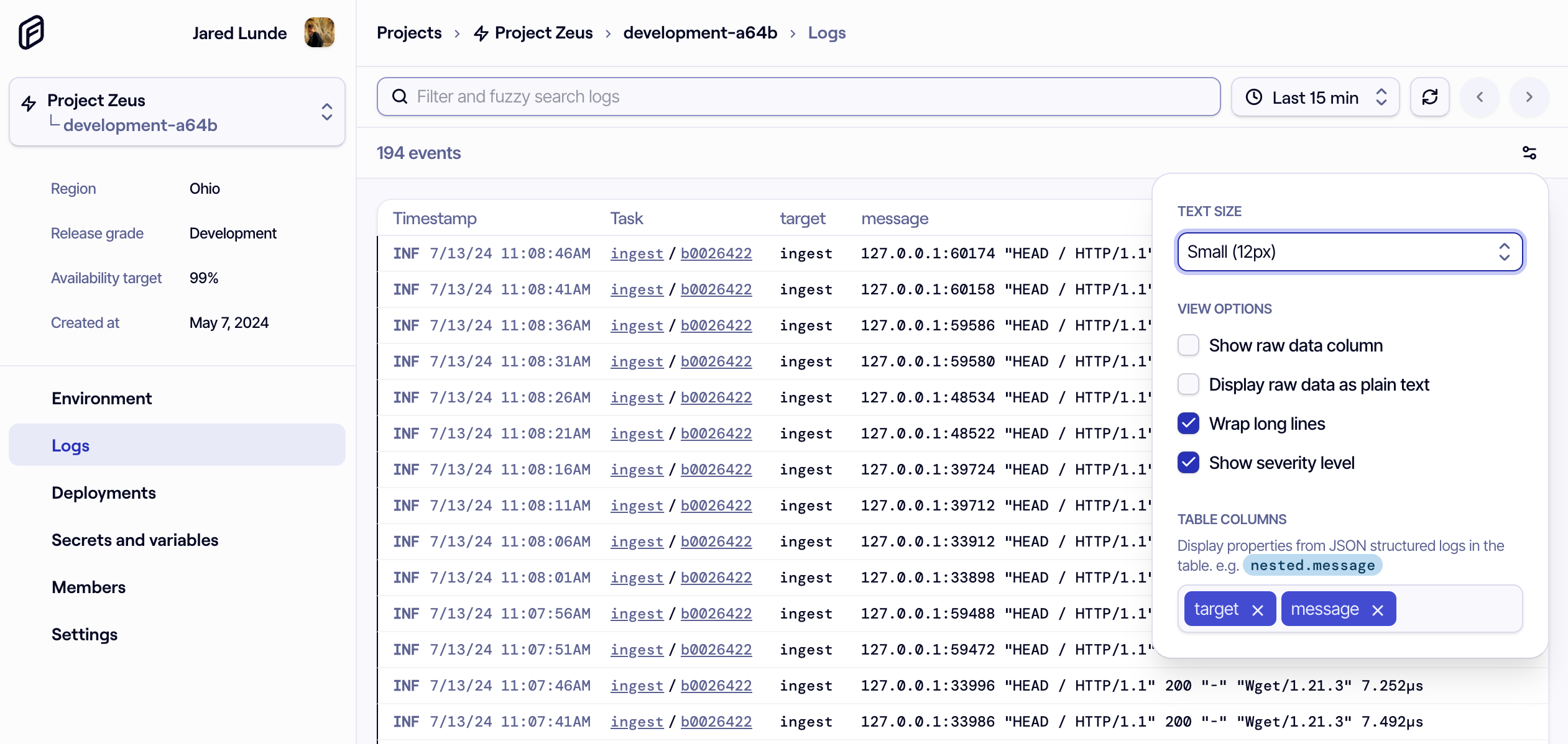 Observability – FlexStack Documentation