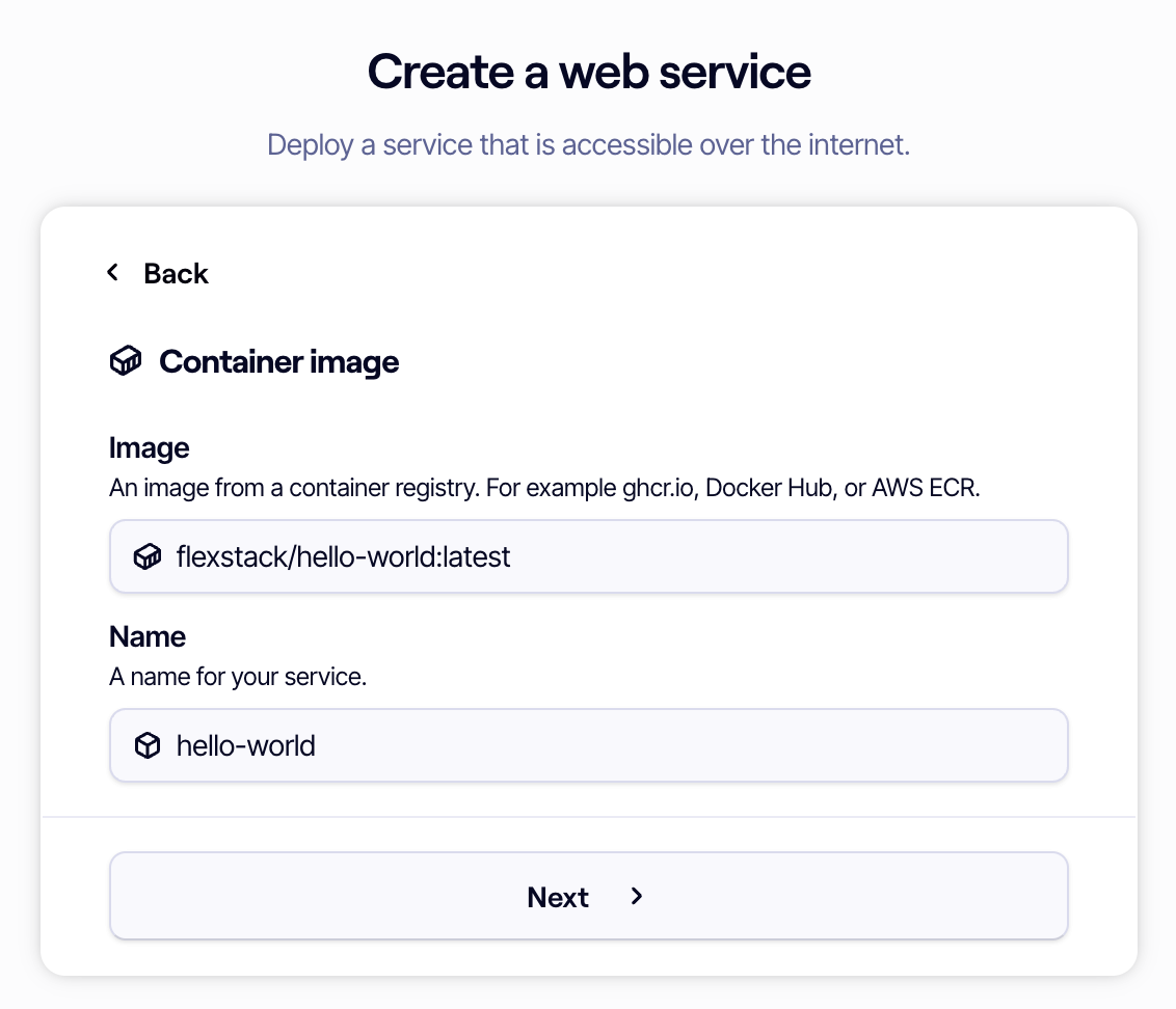 Deploy with FlexStack – FlexStack Documentation