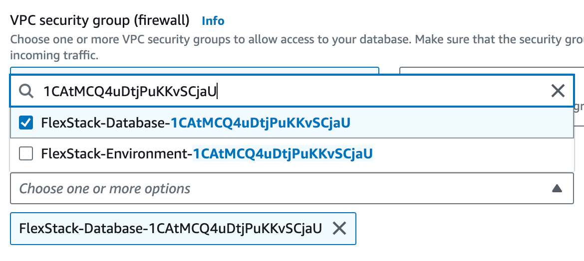 Databases – FlexStack Documentation
