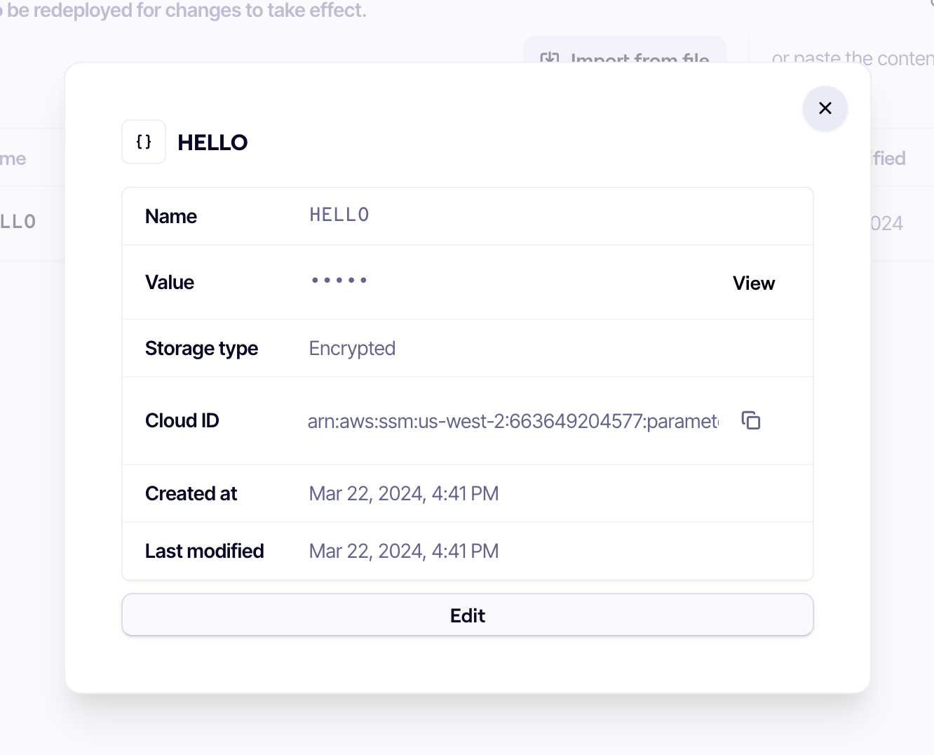 Secrets and variables – FlexStack Documentation
