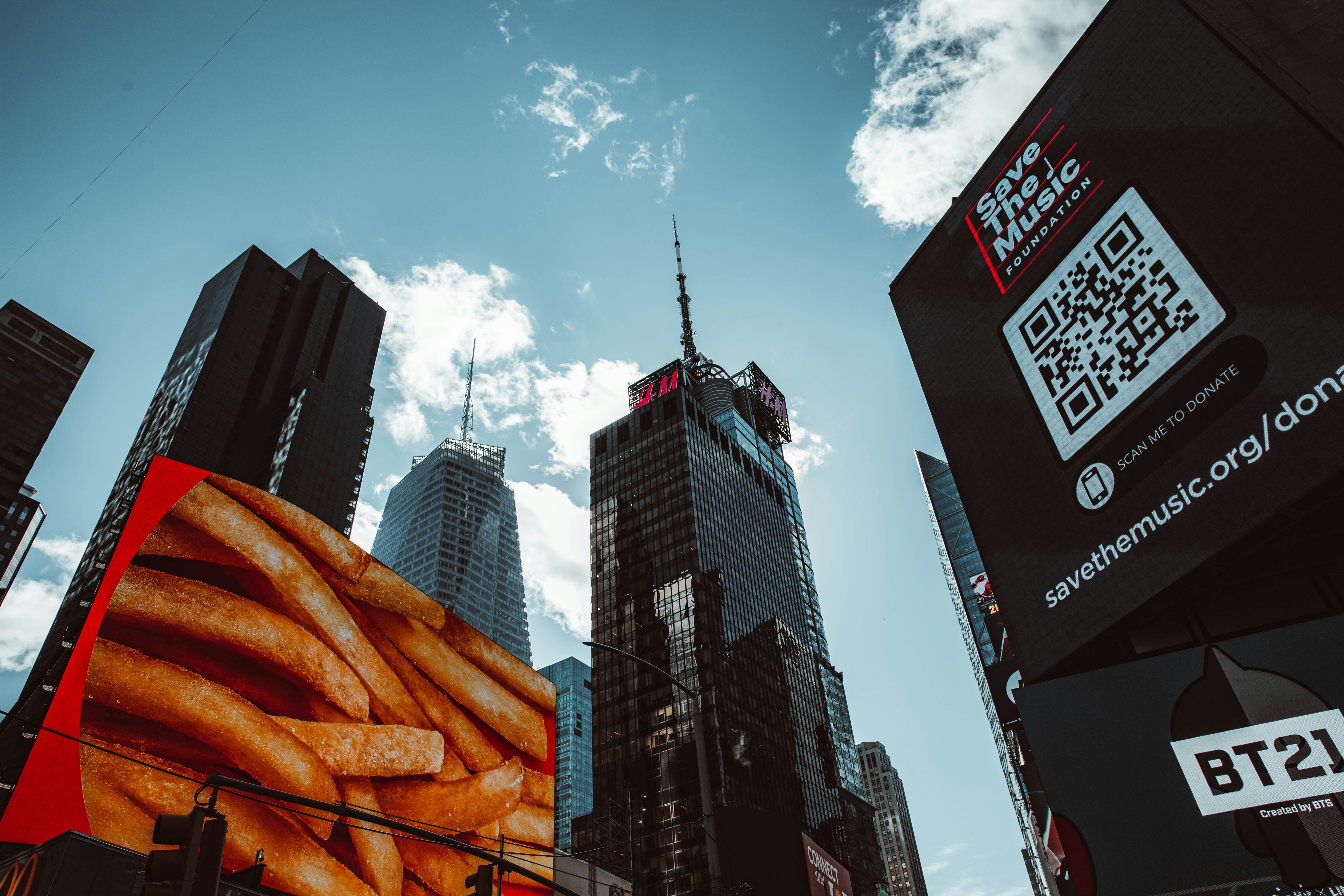 Time square QR Code