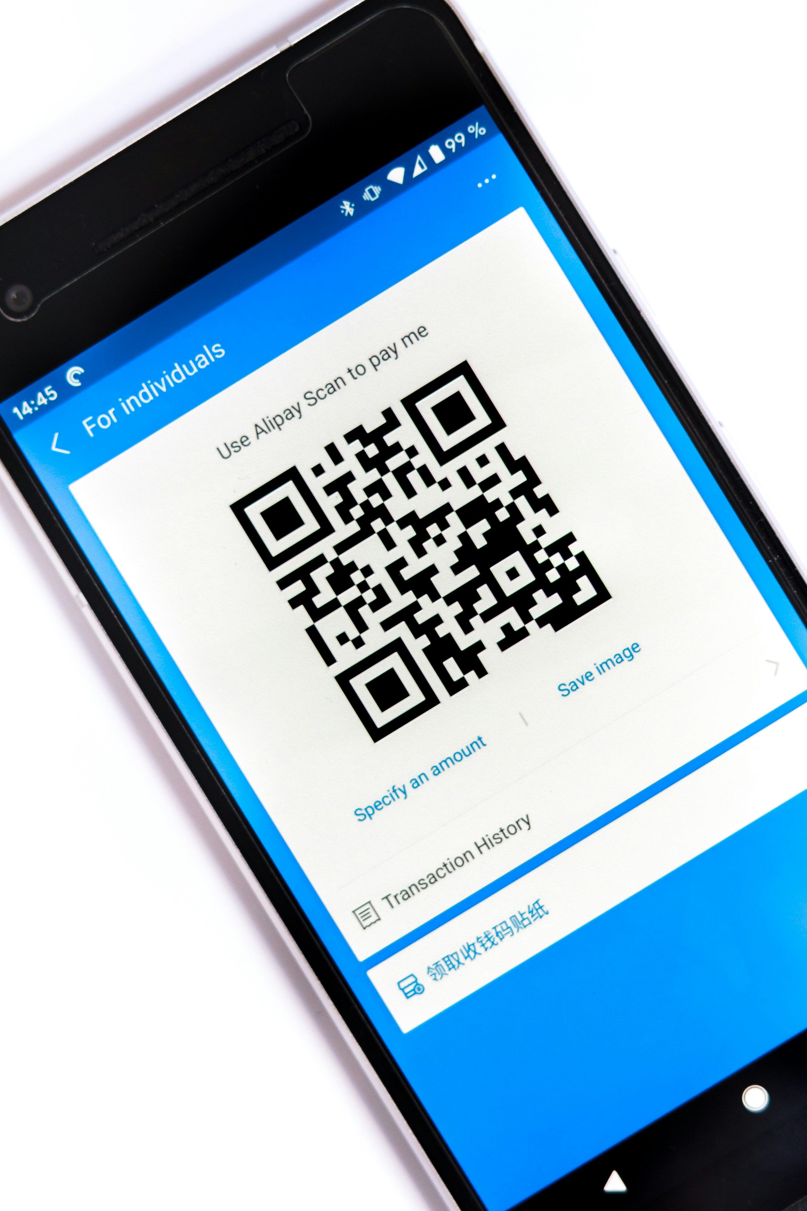 AliPay payment with QR Code