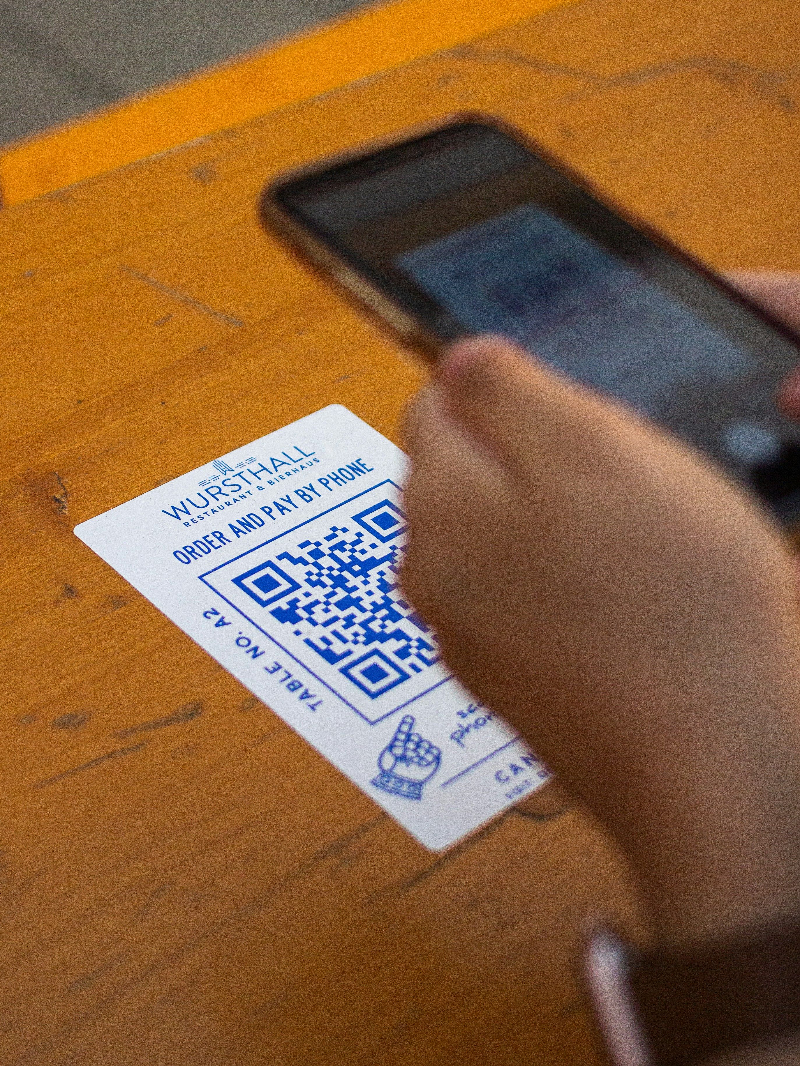 Virtual store payment with QR Code