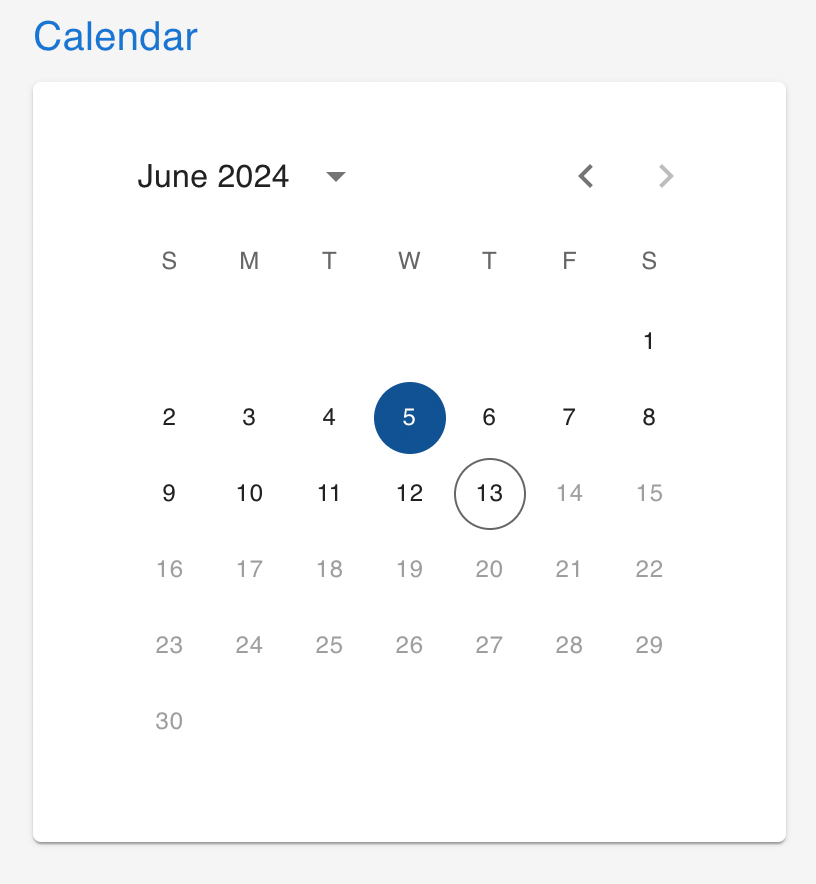 Aquiestoy Calendar to check daily activity