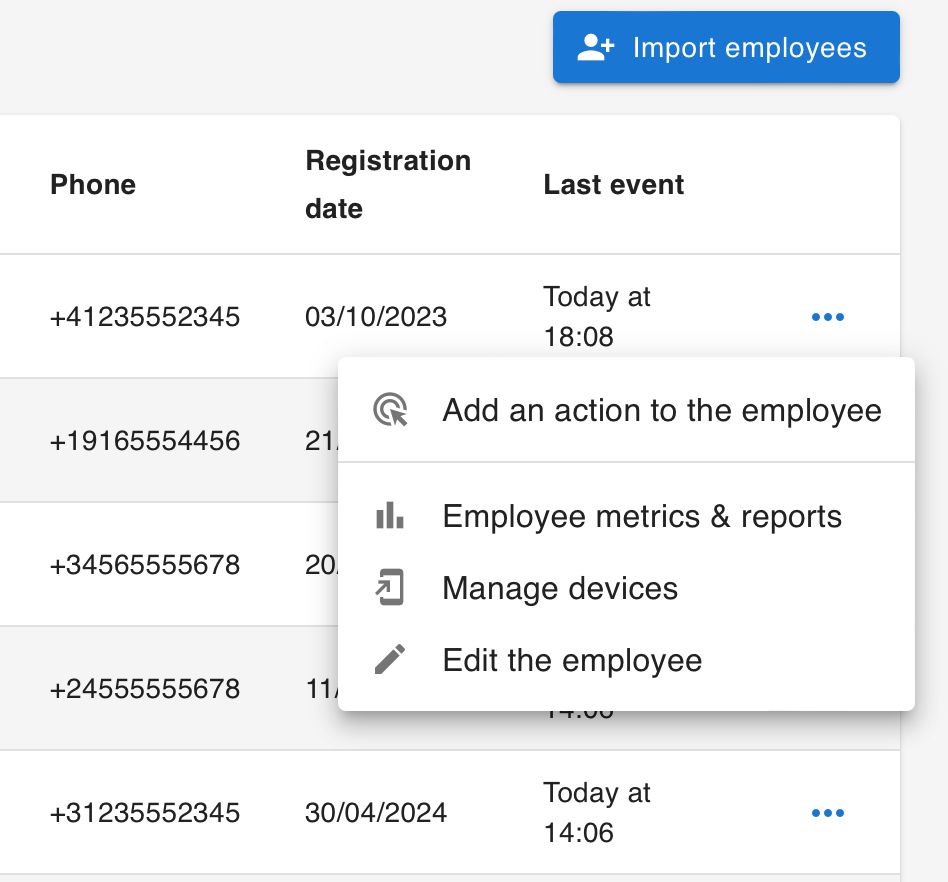 You can find this option in the page of employees 