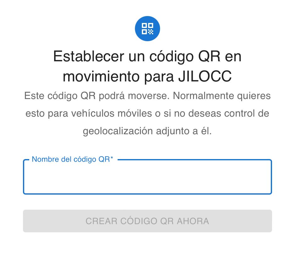 Genera dentro del sistema el QR en movimiento.