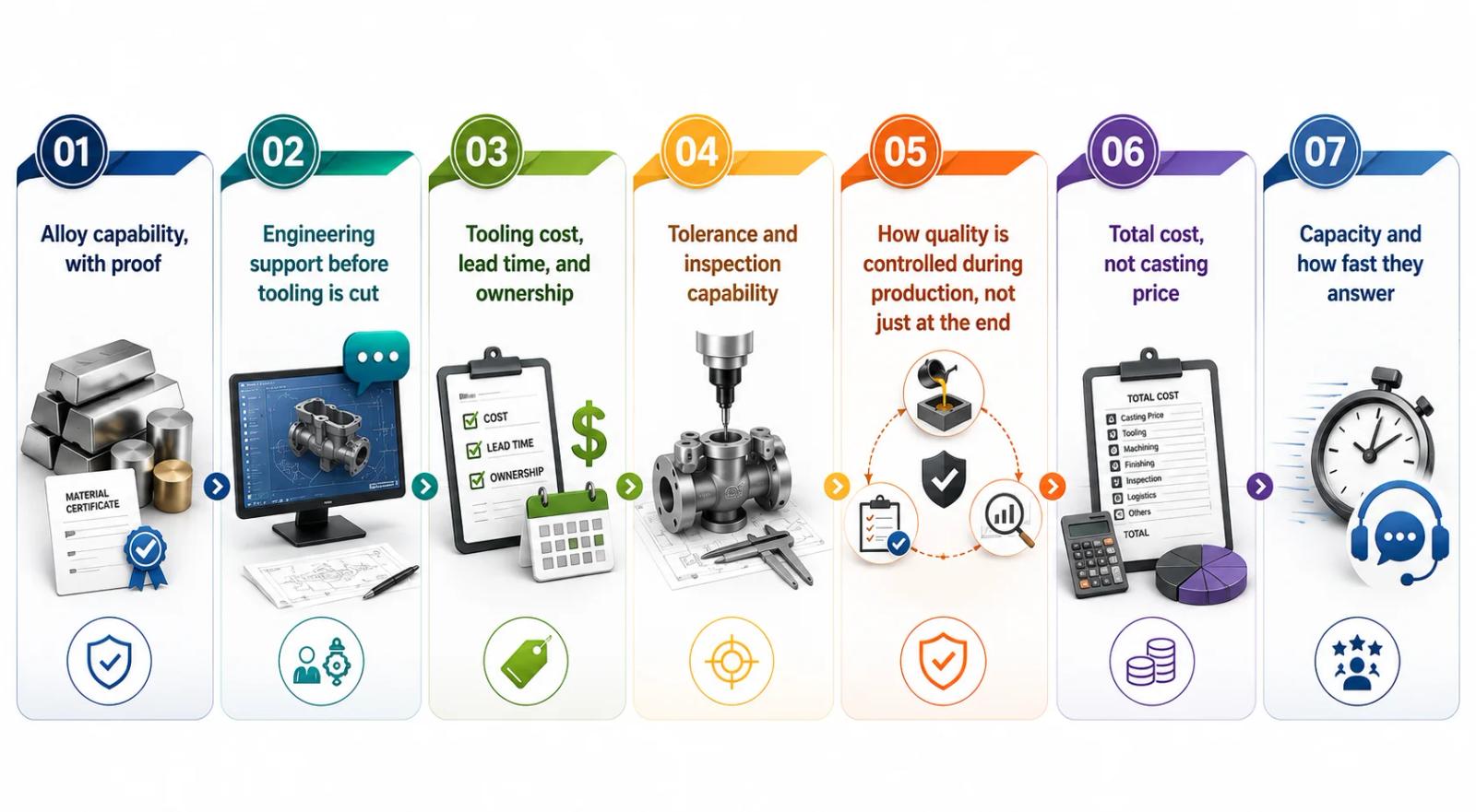 Key factors to consider when choosing an investment casting manufacturer