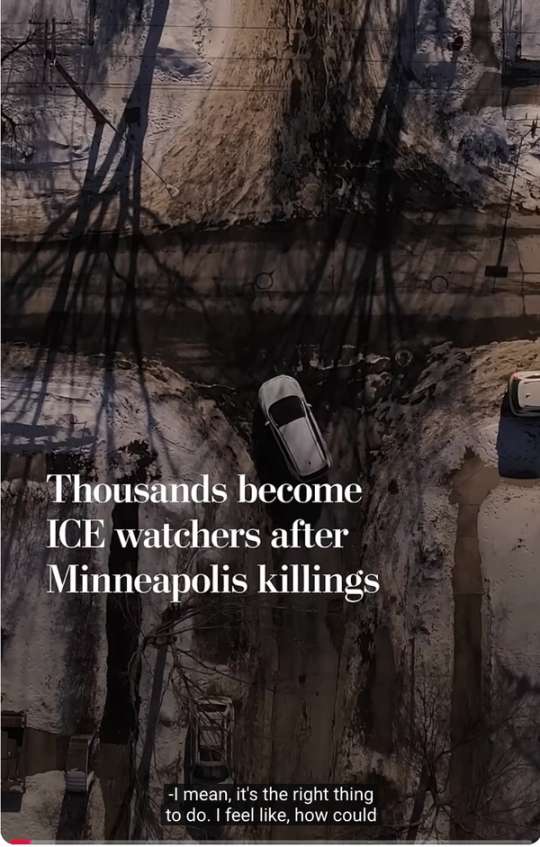 Thousands become ICE watchers after Minneapolis killings